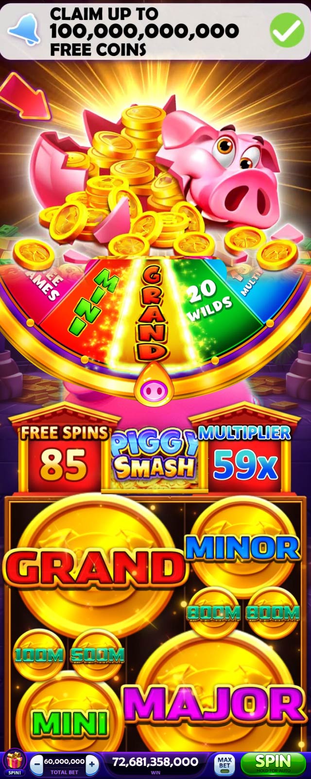 Jackpot Blitz Piggy Smash game